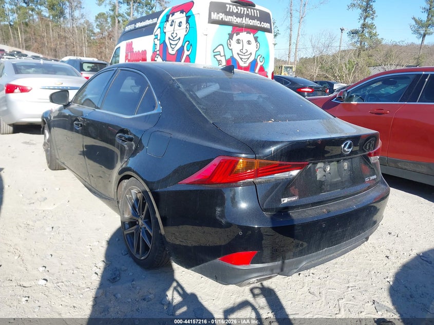 2019 Lexus Is VIN JTHBA1D23K5092975 IAAI salvage auction — FRONT END, Salvage Title, sold $7,250 on 2026-07-07 (photo 3)