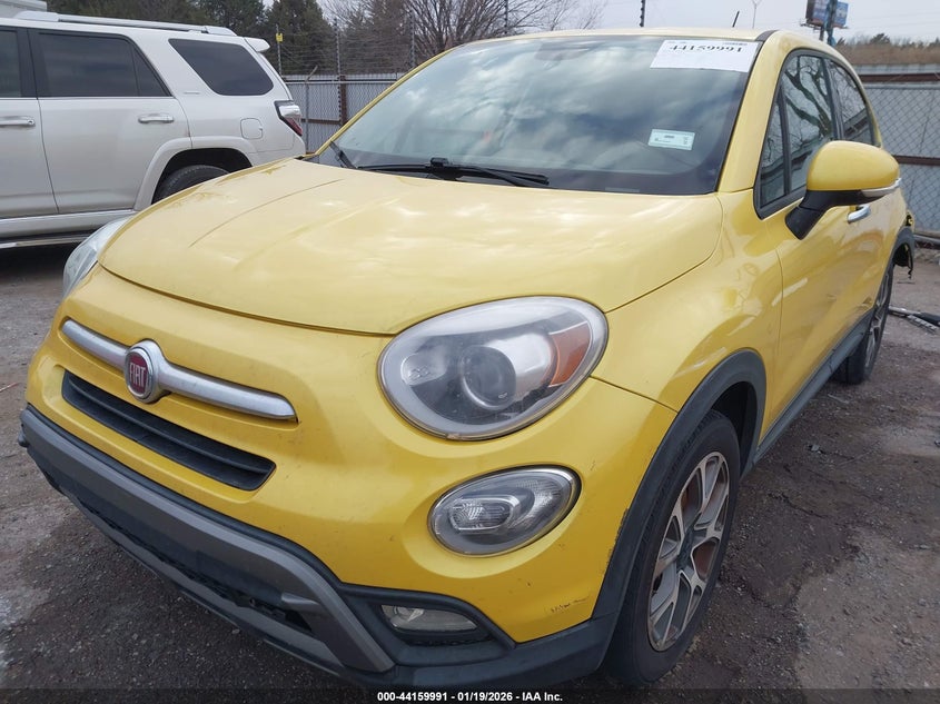 2016 Fiat 500x VIN ZFBCFXCT7GP358162 IAAI salvage auction — REAR END, Clear (Oklahoma), sold $300 on 2026-07-12 (photo 2)