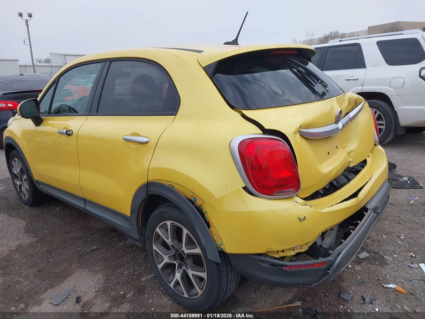 2016 Fiat 500x VIN ZFBCFXCT7GP358162 IAAI salvage auction — REAR END, Clear (Oklahoma), sold $300 on 2026-07-12 (photo 3)