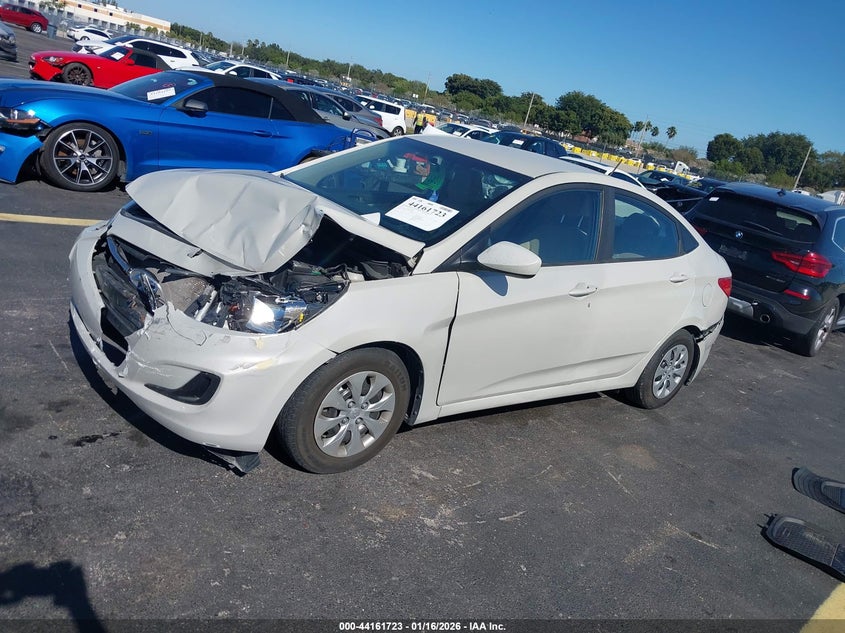 2017 Hyundai Accent VIN KMHCT4AEXHU181565 IAAI salvage auction — FRONT END, Salvage Title, sold $800 on 2026-07-09 (photo 2)