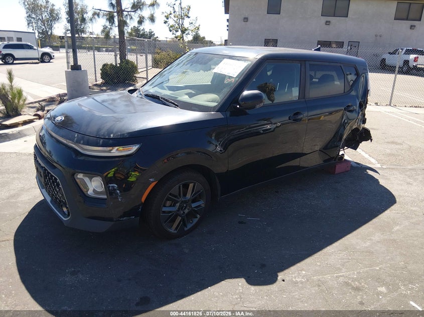 2020 Kia Soul VIN KNDJ33AU2L7724668 IAAI salvage auction — LEFT REAR, Salvage (California), sold $25 on 2026-07-28 (photo 2)