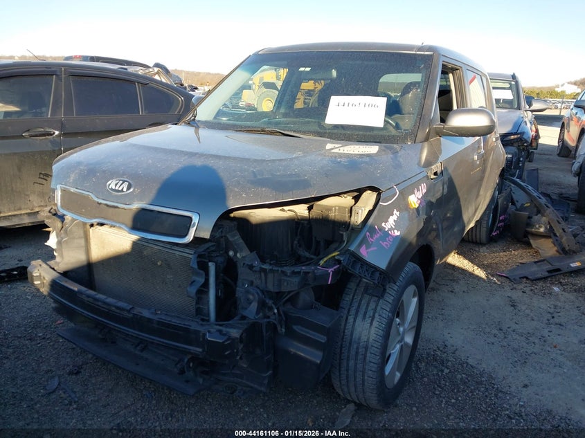 2014 Kia Soul VIN KNDJN2A29E7028444 IAAI salvage auction — FRONT END, Clear (Oklahoma), sold $1,050 on 2026-07-14 (photo 2)