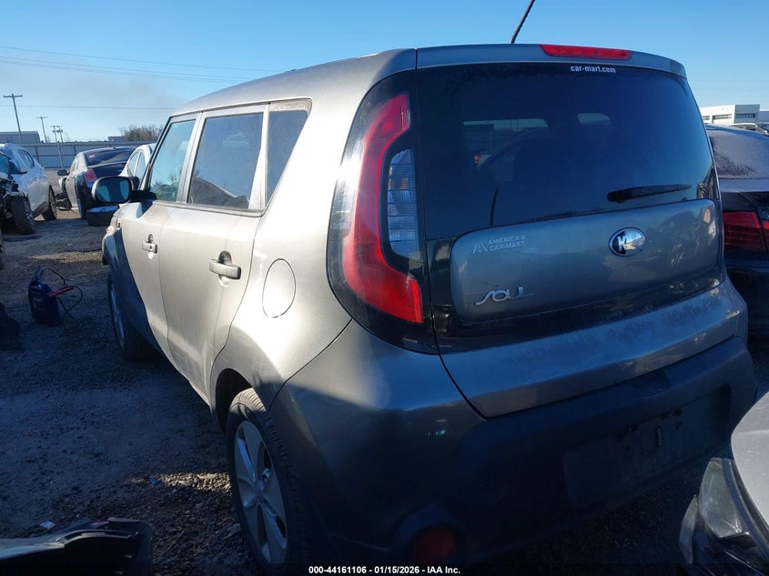 2014 Kia Soul VIN KNDJN2A29E7028444 IAAI salvage auction — FRONT END, Clear (Oklahoma), sold $1,050 on 2026-07-14 (photo 3)