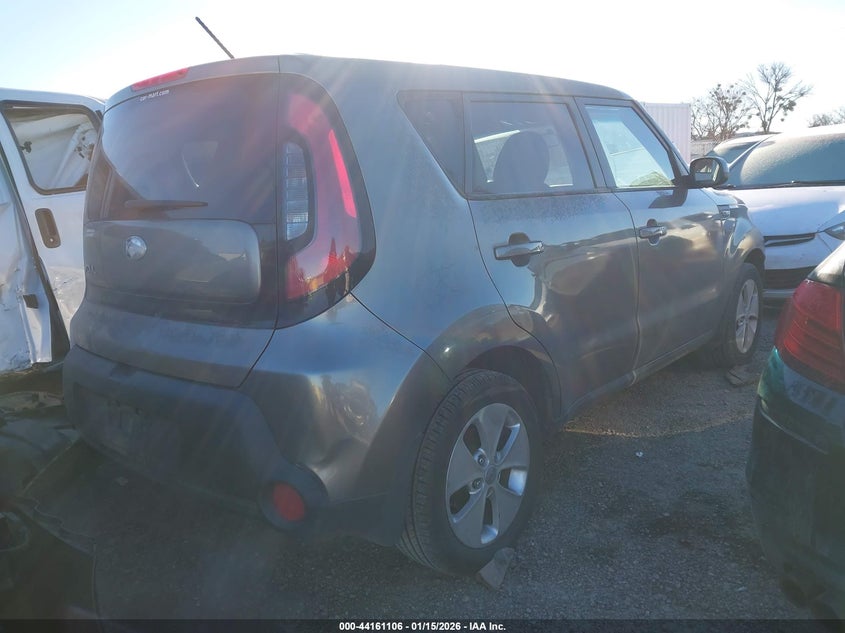 2014 Kia Soul VIN KNDJN2A29E7028444 IAAI salvage auction — FRONT END, Clear (Oklahoma), sold $1,050 on 2026-07-14 (photo 4)