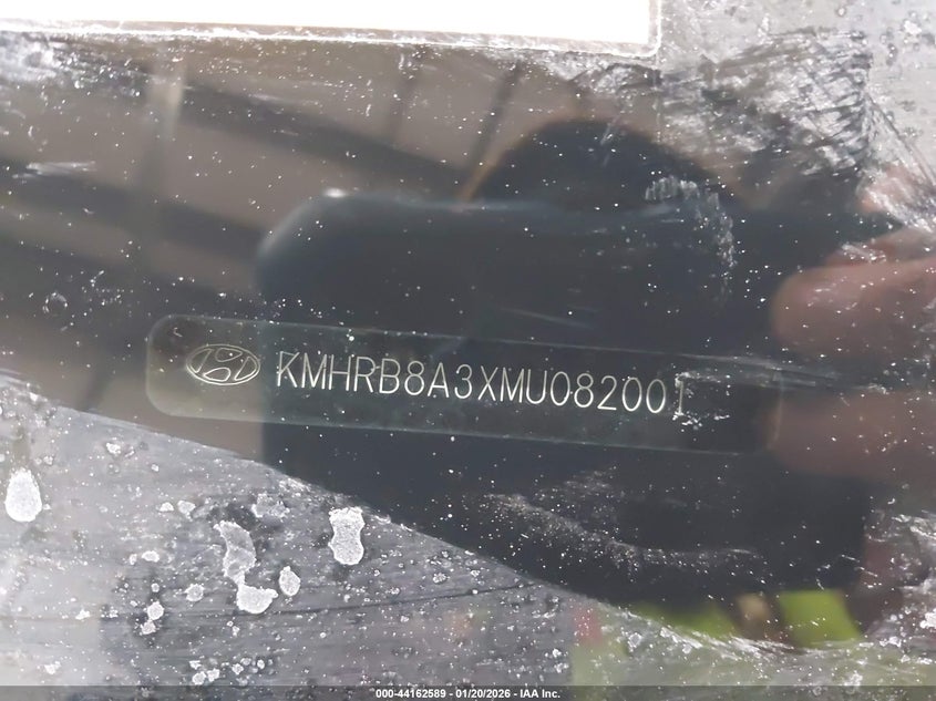 2021 Hyundai Venue VIN KMHRB8A3XMU082001 IAAI salvage auction — LEFT SIDE, Salvage Title, sold $2,150 on 2026-07-21 (photo 9)