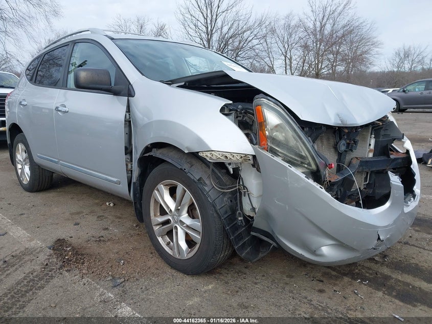 2015 Nissan Rogue VIN JN8AS5MV0FW259079 IAAI salvage auction — FRONT END, Salvage (New Jersey), sold $425 on 2026-07-13 (photo 1)