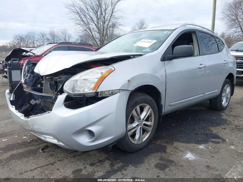 2015 Nissan Rogue VIN JN8AS5MV0FW259079 IAAI salvage auction — FRONT END, Salvage (New Jersey), sold $425 on 2026-07-13 (photo 2)