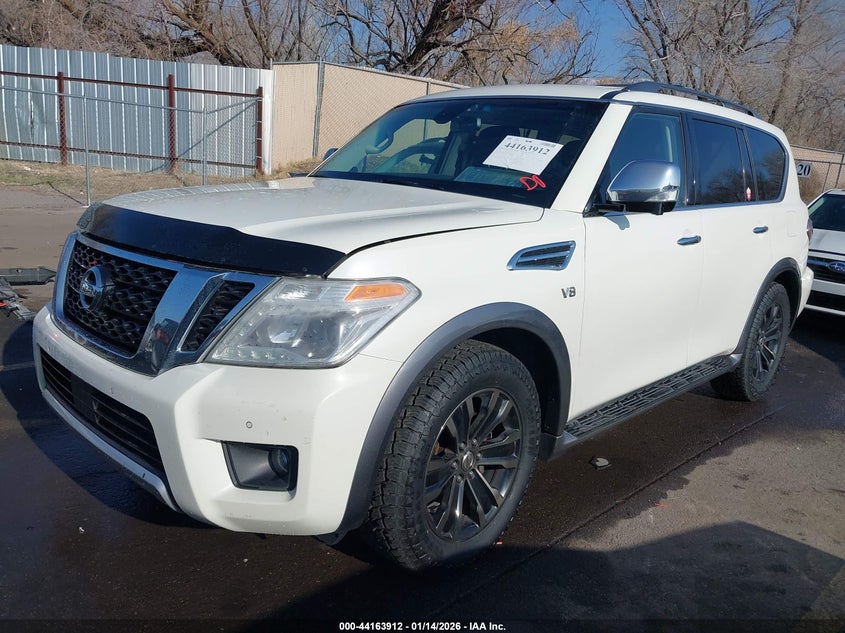 2017 Nissan Armada VIN JN8AY2NC6H9506746 IAAI salvage auction — RIGHT FRONT, Salvage (Utah), sold $6,350 on 2026-07-09 (photo 2)