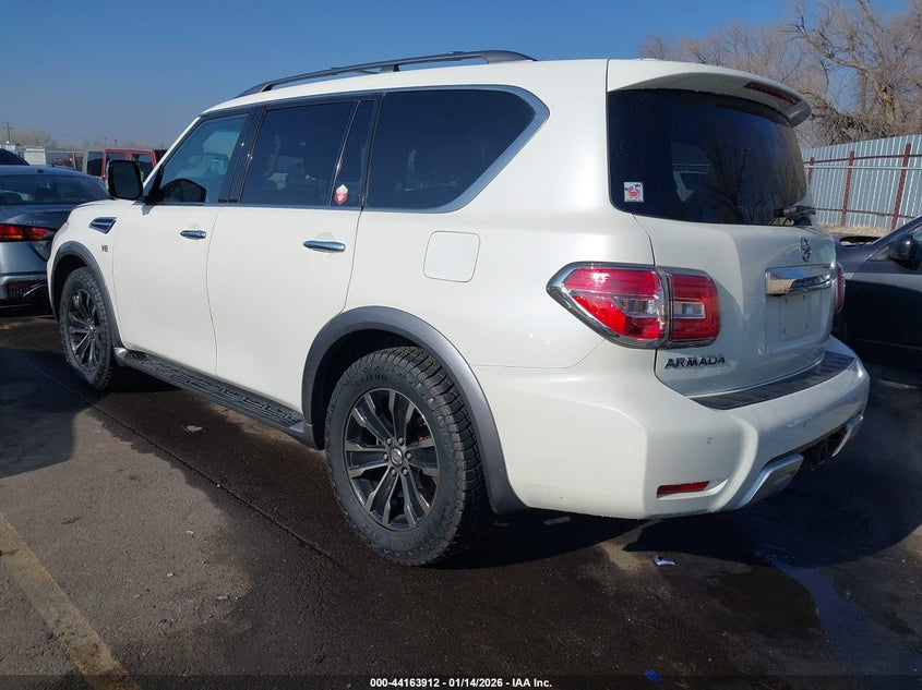2017 Nissan Armada VIN JN8AY2NC6H9506746 IAAI salvage auction — RIGHT FRONT, Salvage (Utah), sold $6,350 on 2026-07-09 (photo 3)