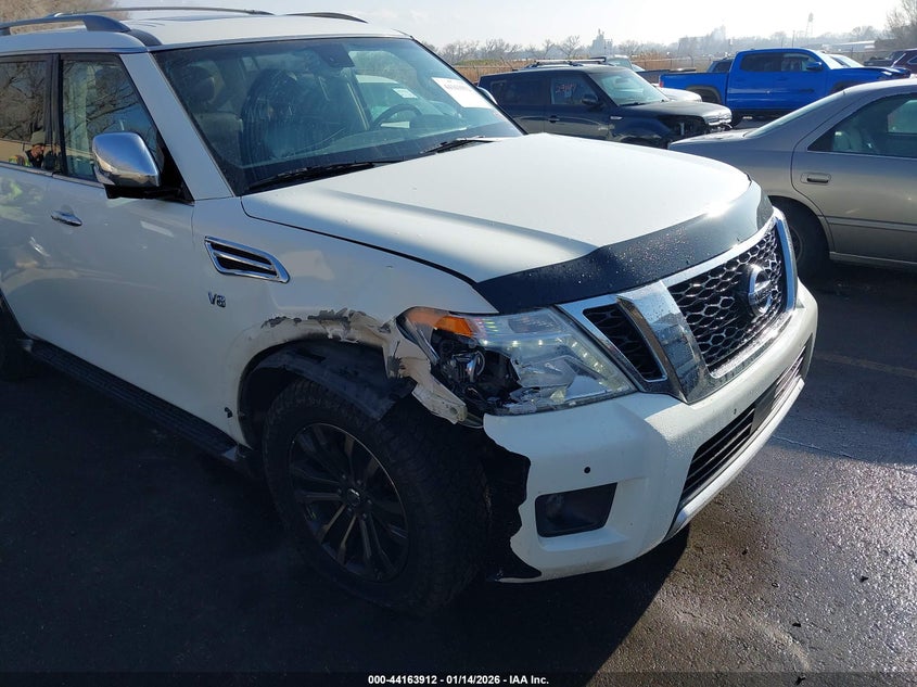 2017 Nissan Armada VIN JN8AY2NC6H9506746 IAAI salvage auction — RIGHT FRONT, Salvage (Utah), sold $6,350 on 2026-07-09 (photo 6)