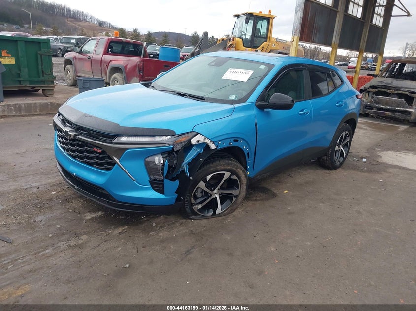 2025 Chevrolet Trax VIN KL77LGEP1SC116701 IAAI salvage auction — LEFT FRONT, Salvage (Pennsylvania), sold $6,050 on 2026-07-29 (photo 2)