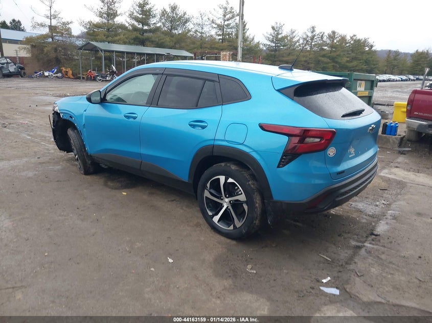 2025 Chevrolet Trax VIN KL77LGEP1SC116701 IAAI salvage auction — LEFT FRONT, Salvage (Pennsylvania), sold $6,050 on 2026-07-29 (photo 3)