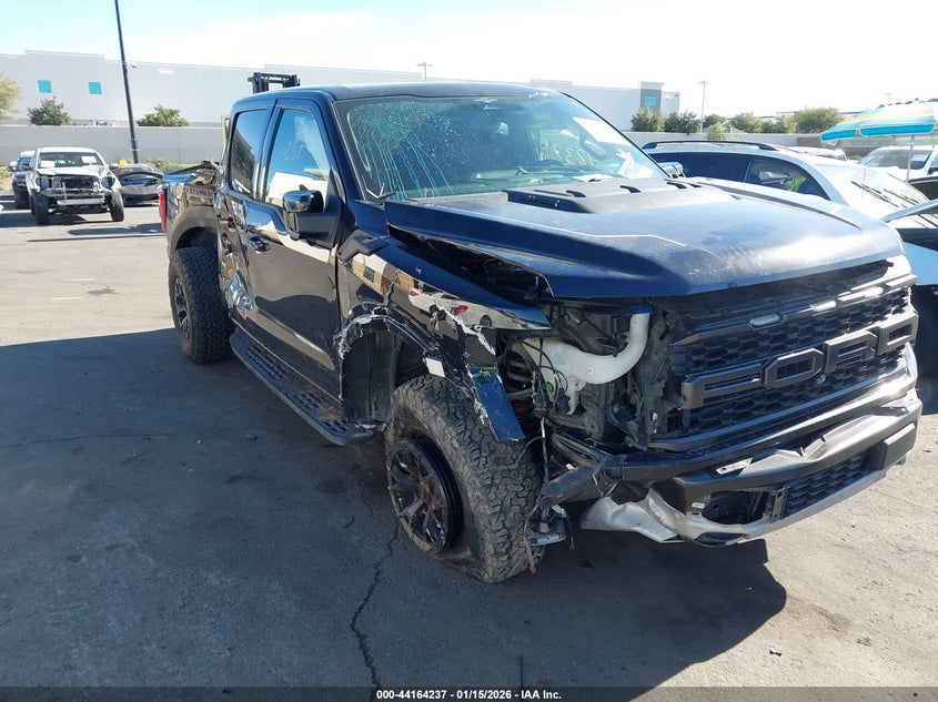 2023 Ford F-150 VIN 1FTFW1RGXPFA44173 IAAI salvage auction — Side, Salvage Certificate (California), sold $24,075 on 2026-06-12 (photo 1)