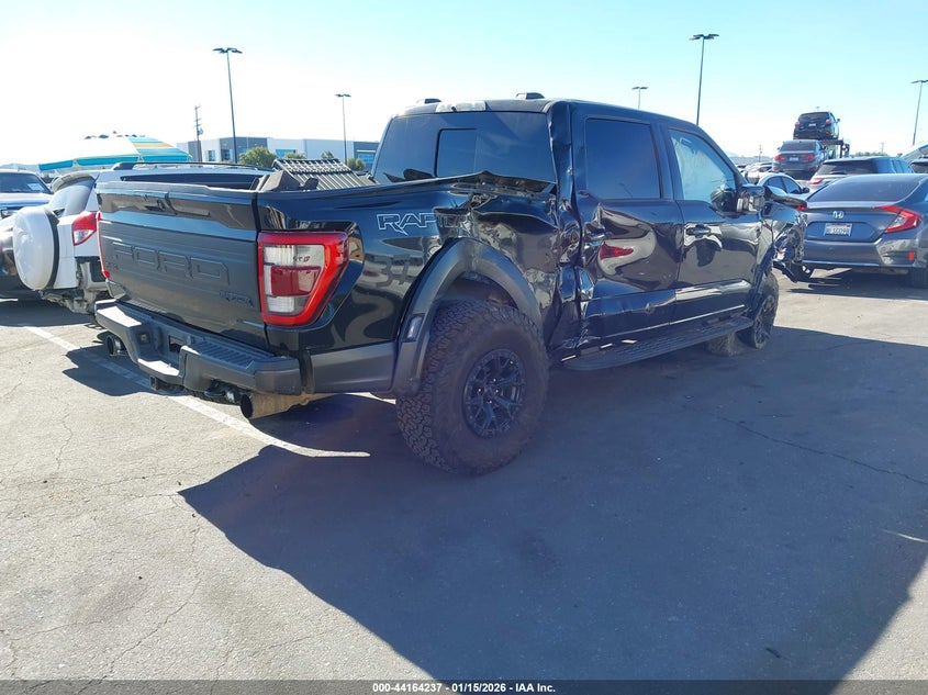 2023 Ford F-150 VIN 1FTFW1RGXPFA44173 IAAI salvage auction — Side, Salvage Certificate (California), sold $24,075 on 2026-06-12 (photo 4)