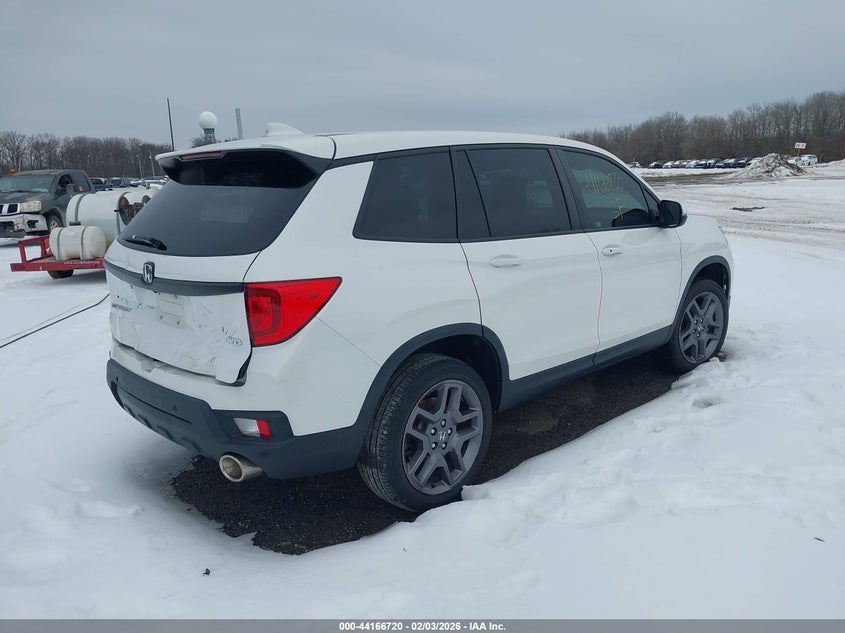 2023 Honda Passport VIN 5FNYF8H55PB010258 IAAI salvage auction — REAR END, Salvage - Greater Than 75% (Maryland), sold $11,950 on 2026-09-02 (photo 4)