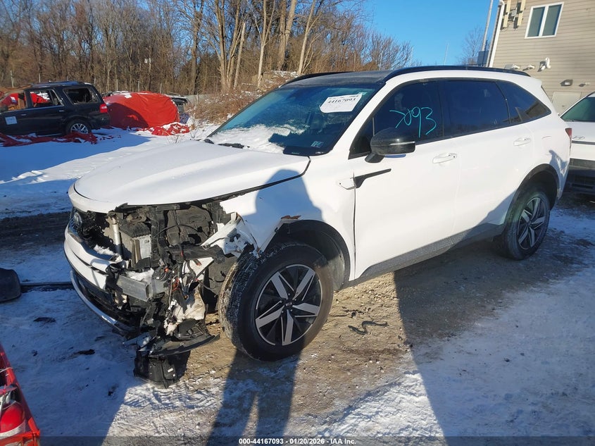 2021 Kia Sorento VIN 5XYRHDLF8MG025025 IAAI salvage auction — FRONT END, Salvage (Pennsylvania), sold $8,500 on 2026-07-28 (photo 2)