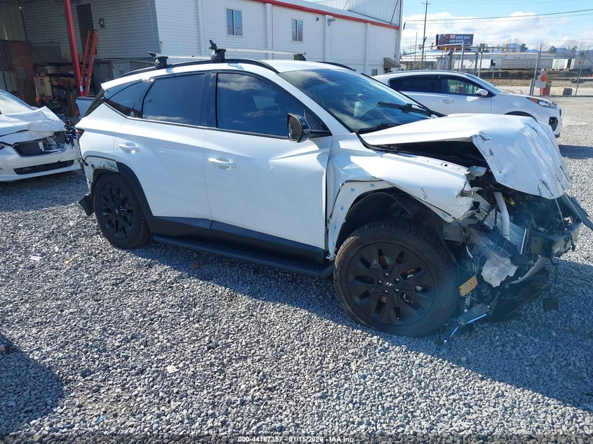 2022 Hyundai Tucson VIN KM8JFCAE9NU108403 IAAI salvage auction — FRONT & REAR, Salvage (North Carolina), sold $3,325 on 2026-07-31 (photo 1)