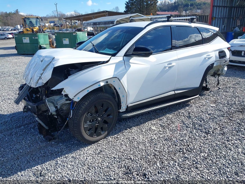 2022 Hyundai Tucson VIN KM8JFCAE9NU108403 IAAI salvage auction — FRONT & REAR, Salvage (North Carolina), sold $3,325 on 2026-07-31 (photo 2)