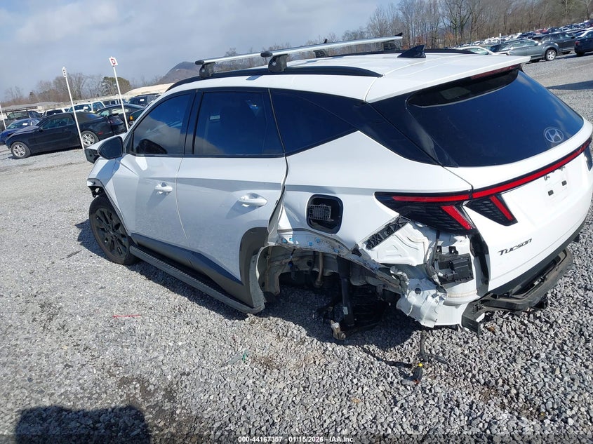 2022 Hyundai Tucson VIN KM8JFCAE9NU108403 IAAI salvage auction — FRONT & REAR, Salvage (North Carolina), sold $3,325 on 2026-07-31 (photo 3)