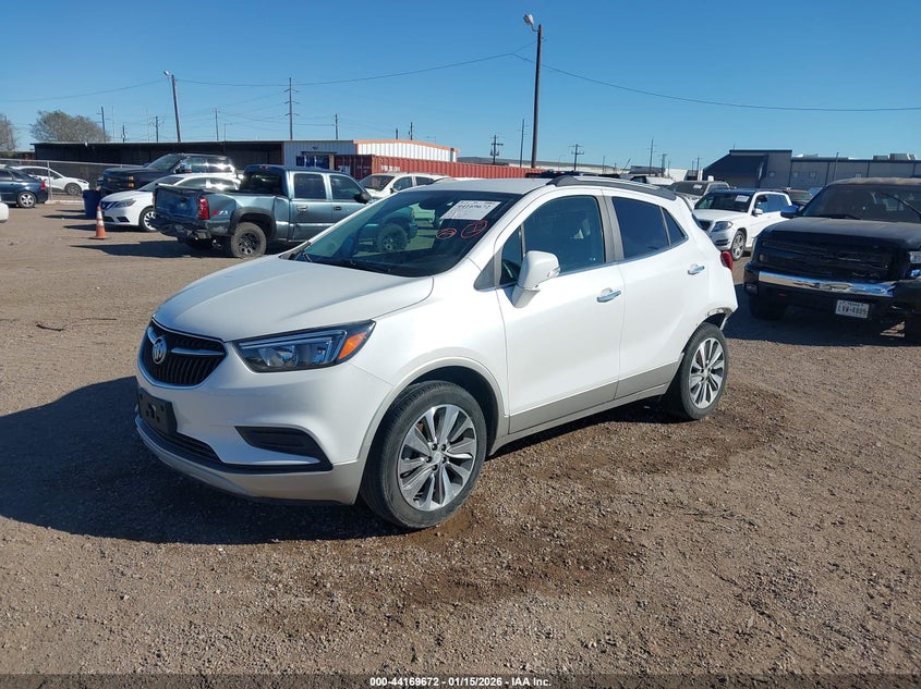 2019 Buick Encore VIN KL4CJASB8KB905327 IAAI salvage auction — REAR END, Original (Texas), sold $1,675 on 2026-07-29 (photo 2)