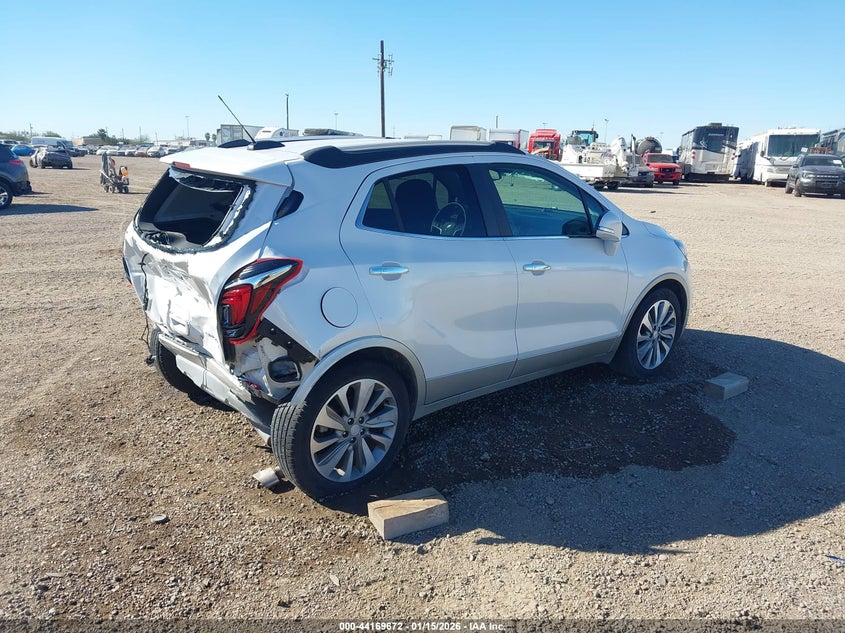 2019 Buick Encore VIN KL4CJASB8KB905327 IAAI salvage auction — REAR END, Original (Texas), sold $1,675 on 2026-07-29 (photo 4)