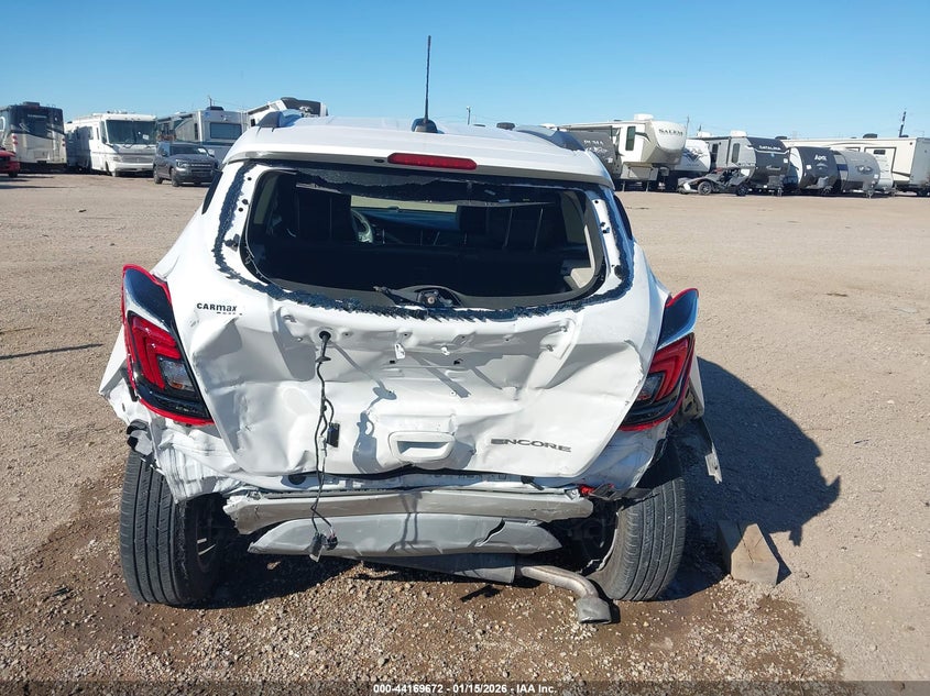 2019 Buick Encore VIN KL4CJASB8KB905327 IAAI salvage auction — REAR END, Original (Texas), sold $1,675 on 2026-07-29 (photo 6)