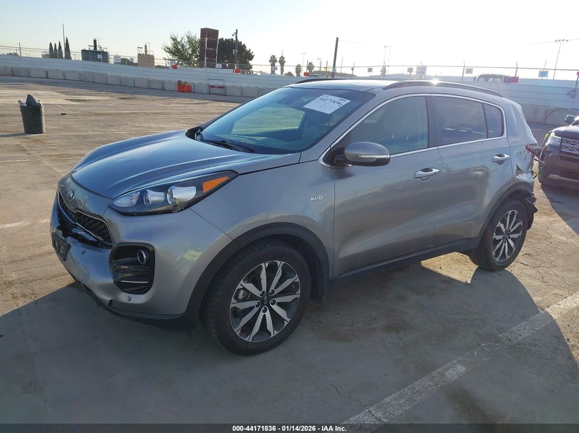 2019 Kia Sportage VIN KNDPNCACXK7575713 IAAI salvage auction — LEFT REAR, Other, sold $4,250 on 2026-07-29 (photo 2)