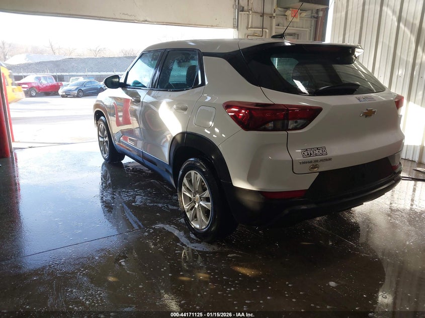 2021 Chevrolet Trailblazer VIN KL79MMS23MB110419 IAAI salvage auction — FRONT END, Other, sold $2,750 on 2026-07-22 (photo 3)
