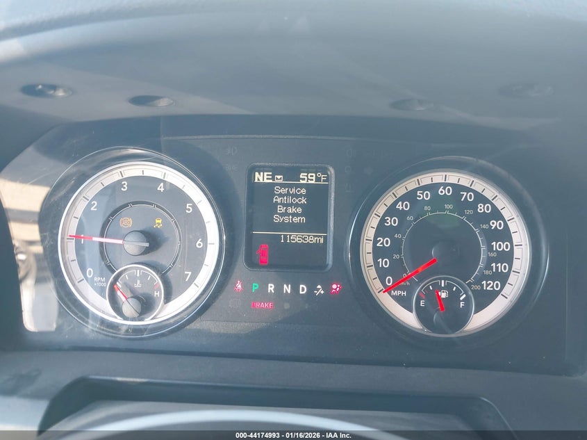 2017 Ram 1500 VIN 1C6RR7FT9HS837652 IAAI salvage auction — FRONT END, Non-Repairable (California), sold $3,450 on 2026-07-09 (photo 7)