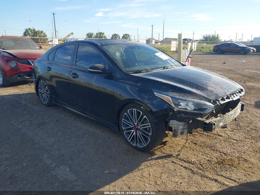 2020 Kia Forte VIN 3KPF44AC8LE155549 IAAI salvage auction — FRONT END, Salvage Title, sold $1,550 on 2026-07-21 (photo 1)