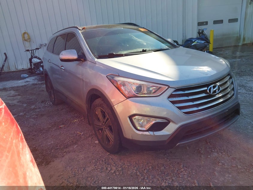 2014 Hyundai Santa fe VIN KM8SRDHF0EU078837 IAAI salvage auction — LEFT FRONT, Salvage Title, sold $1,850 on 2026-07-07 (photo 1)