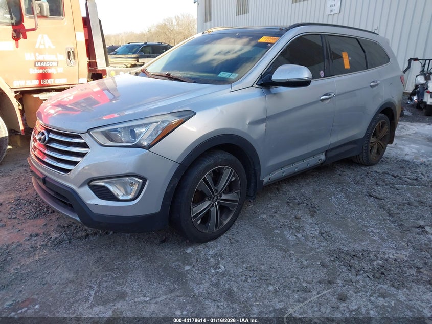 2014 Hyundai Santa fe VIN KM8SRDHF0EU078837 IAAI salvage auction — LEFT FRONT, Salvage Title, sold $1,850 on 2026-07-07 (photo 2)