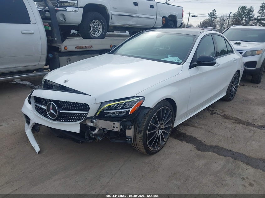 2021 Mercedes-benz C-klasse VIN W1KWF8DB5MR605674 IAAI salvage auction — FRONT END, Salvage (North Carolina), sold $9,900 on 2026-07-29 (photo 2)
