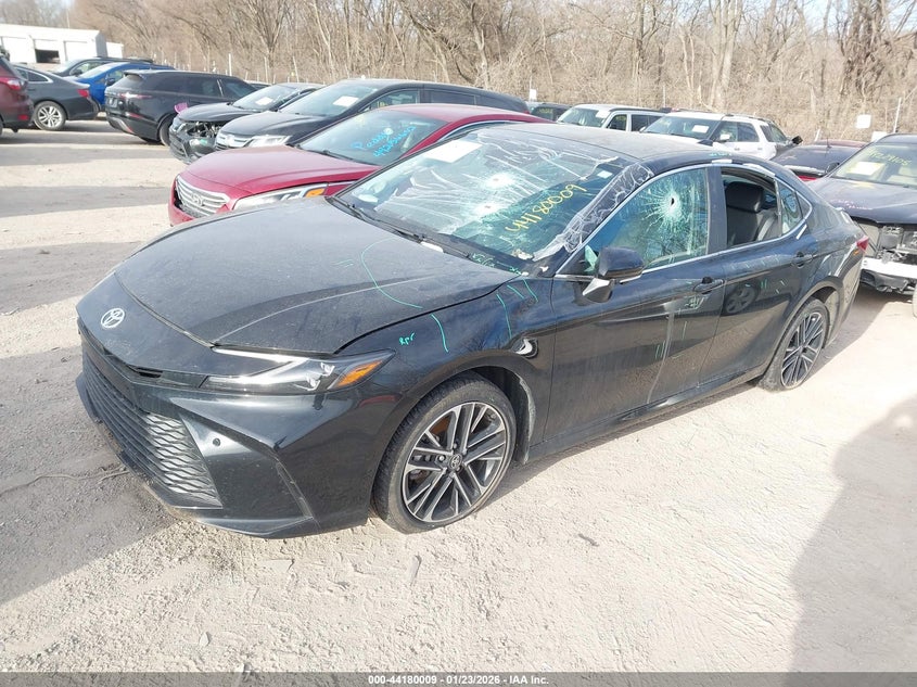 2025 Toyota Camry VIN 4T1DBADK2SU004779 IAAI salvage auction — FRONT END, Salvage (Indiana), sold $16,000 on 2026-07-17 (photo 2)