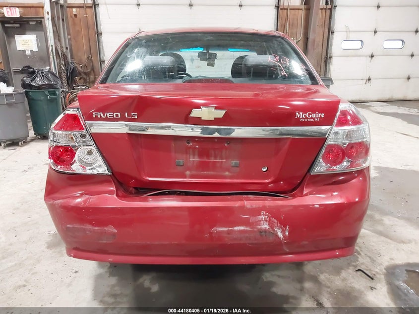 2008 Chevrolet Aveo VIN KL1TD56608B282741 IAAI salvage auction — REAR END, Mv-907A (New York), sold $400 on 2026-07-15 (photo 6)