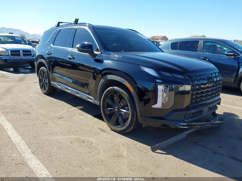 2023 Hyundai Palisade VIN KM8R34GE4PU531840 IAAI salvage auction — LEFT FRONT, Salvage Title, sold $8,600 on 2026-07-21 (photo 1)