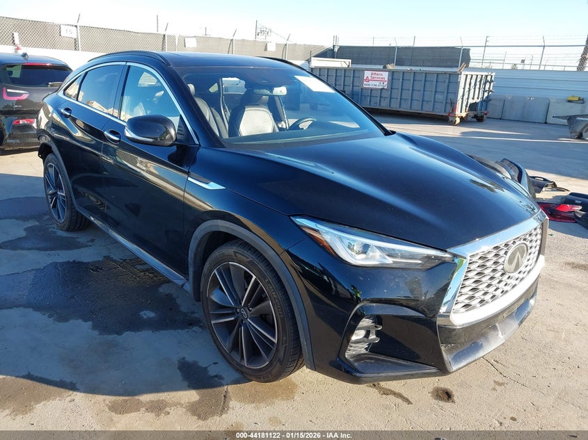2022 Infiniti Qx55 VIN 3PCAJ5J34NF112462 IAAI salvage auction — LEFT SIDE, Salvage (California), sold $6,700 on 2026-09-16 (photo 1)