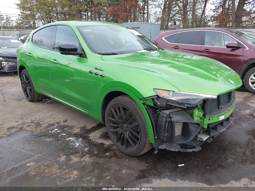 2023 Maserati Levante VIN ZN661YUM9PX413716 IAAI salvage auction — FRONT END, Mv-907A (New York), sold $24,150 on 2026-09-01 (photo 1)