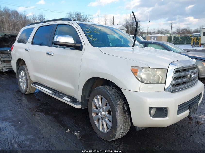 2011 Toyota Sequoia VIN 5TDDY5G15BS045098 IAAI salvage auction — LEFT FRONT, Salvage (New Jersey), sold $3,900 on 2026-07-25 (photo 1)