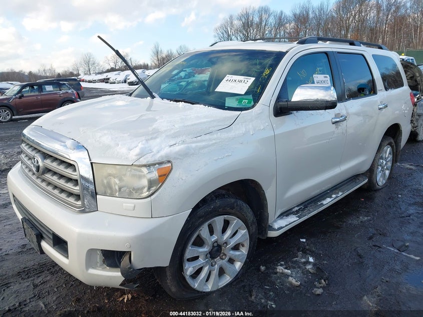 2011 Toyota Sequoia VIN 5TDDY5G15BS045098 IAAI salvage auction — LEFT FRONT, Salvage (New Jersey), sold $3,900 on 2026-07-25 (photo 2)