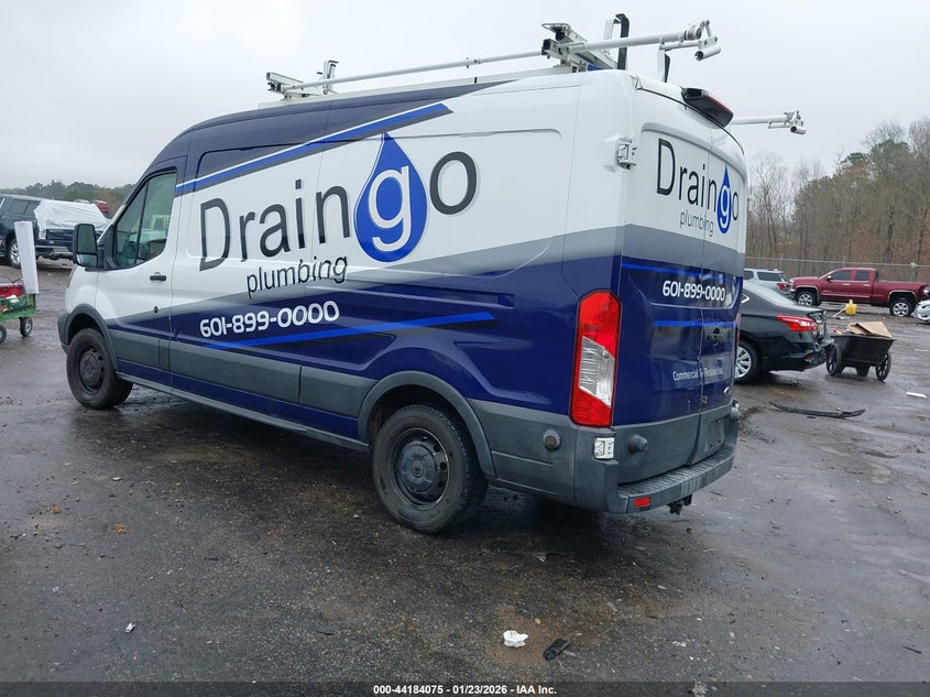 2018 Ford Transit VIN 1FTYR2CM6JKA35327 IAAI salvage auction — RIGHT SIDE, Salvage Title, sold $2,850 on 2026-07-22 (photo 3)