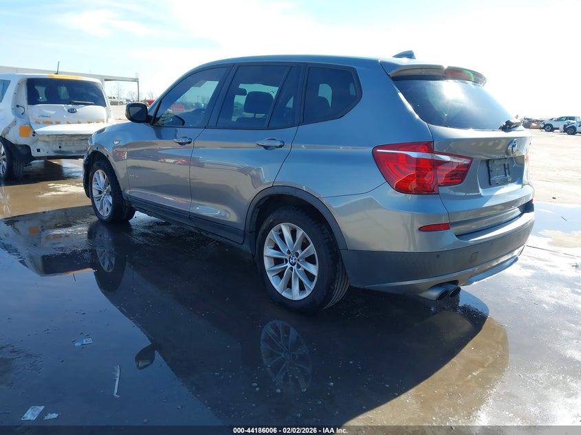 2013 BMW X3 VIN 5UXWX9C52D0A28133 IAAI salvage auction — FRONT END, Clear (Oklahoma), sold $1,500 on 2026-07-18 (photo 3)