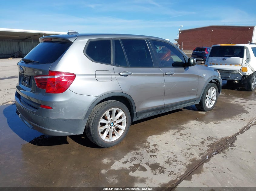 2013 BMW X3 VIN 5UXWX9C52D0A28133 IAAI salvage auction — FRONT END, Clear (Oklahoma), sold $1,500 on 2026-07-18 (photo 4)