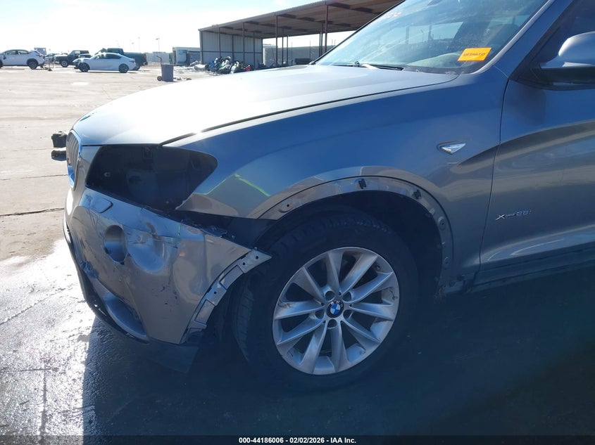 2013 BMW X3 VIN 5UXWX9C52D0A28133 IAAI salvage auction — FRONT END, Clear (Oklahoma), sold $1,500 on 2026-07-18 (photo 6)