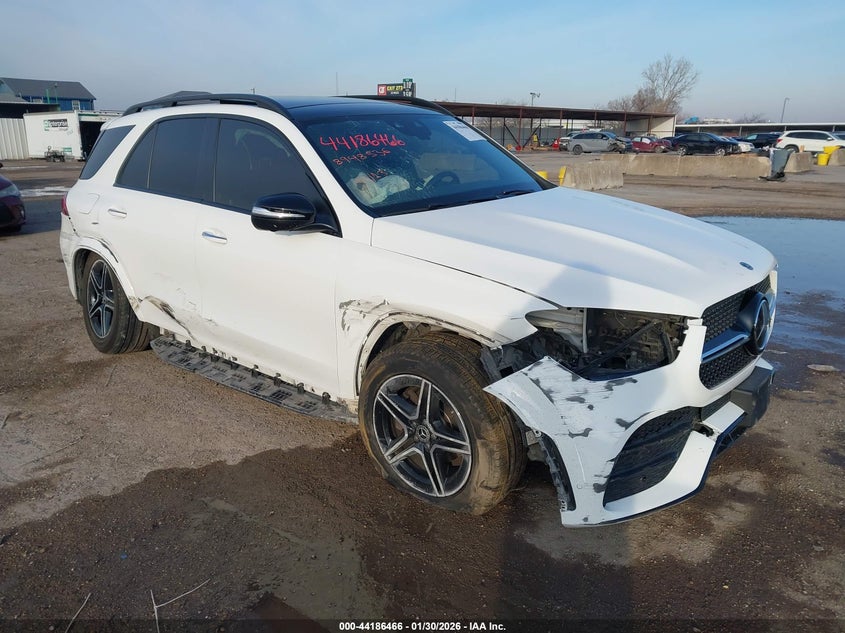 2022 Mercedes-benz Gle VIN 4JGFB4JB2NA754672 IAAI salvage auction — FRONT END, Salvage (Texas), sold $15,600 on 2026-07-30 (photo 1)