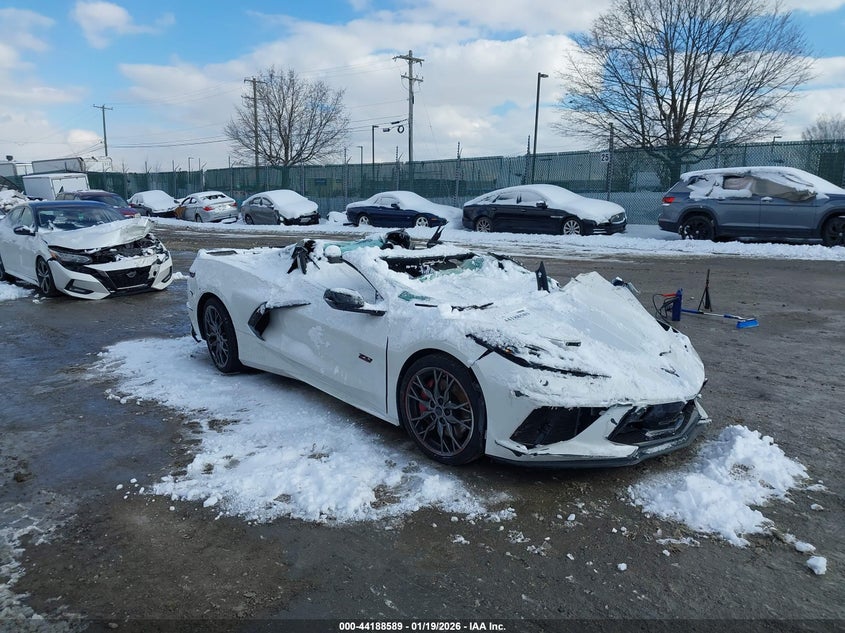 2023 Chevrolet Corvette stingray VIN 1G1YC3D44P5503528 — IAAI salvage auction photo