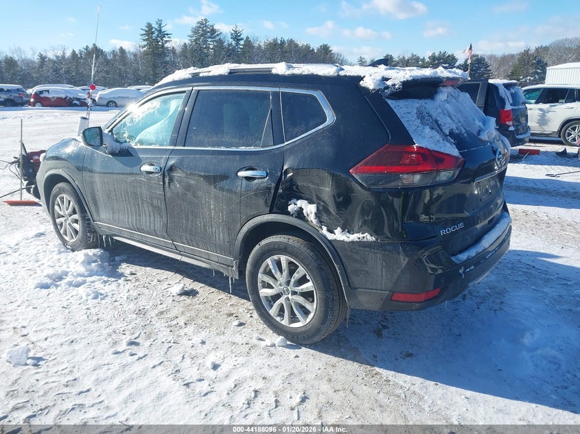 2020 Nissan Rogue VIN JN8AT2MV3LW143267 IAAI salvage auction — LEFT SIDE, Salvage Title, sold $3,350 on 2026-07-10 (photo 3)