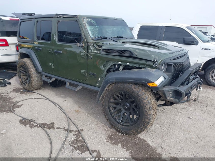 2023 Jeep Wrangler / VIN 1C4HJXDN4PW695749 IAAI salvage auction — ROLLOVER, Salvage (Oklahoma), sold $5,600 on 2026-07-22 (photo 1)