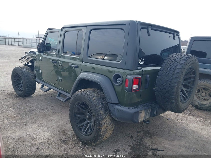 2023 Jeep Wrangler / VIN 1C4HJXDN4PW695749 IAAI salvage auction — ROLLOVER, Salvage (Oklahoma), sold $5,600 on 2026-07-22 (photo 3)