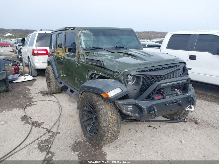 2023 Jeep Wrangler / VIN 1C4HJXDN4PW695749 IAAI salvage auction — ROLLOVER, Salvage (Oklahoma), sold $5,600 on 2026-07-22 (photo 6)